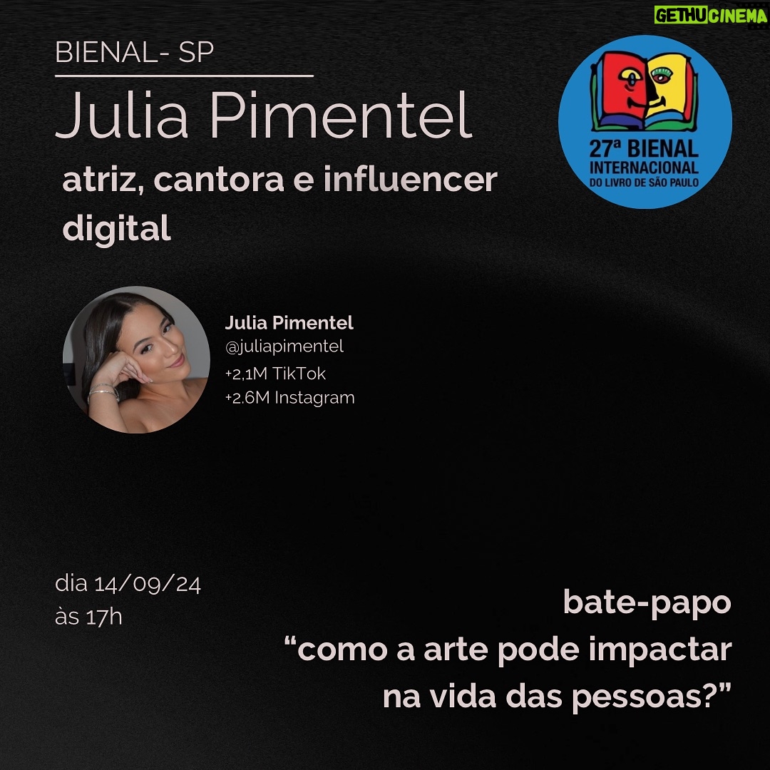 Alana Cabral - 5.7K Likes - Estaremos esperando vocês no Espaço Infância às 17hrs!
Vem pra Bienal do Livro🤍
.
.
.
#bienal #bienaldolivro #bienalsp #atores #atrizmirim #influencer #explore #cultura