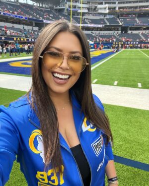 Alex Curry Instagram - WHOSE HOUSE?! 🤗💙 epic WIN & day with my @rams & @toyotasocal FAM! #ad