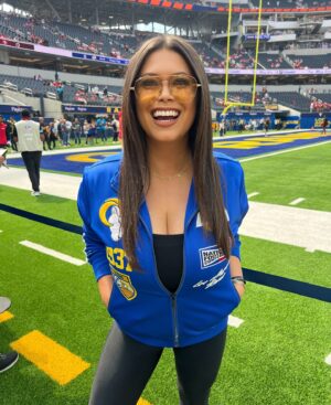 Alex Curry Instagram - WHOSE HOUSE?! 🤗💙 epic WIN & day with my @rams & @toyotasocal FAM! #ad