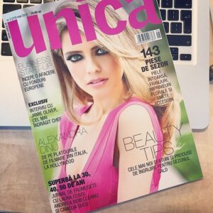Alexandra Dinu Instagram - #Repost @ralucahagiu with @repostapp. ・・・ Multumesc mult!!😘😘❤️ @unicaromania @edward_aninaru @christianstan  #magazine #mayissue #LA#shooting