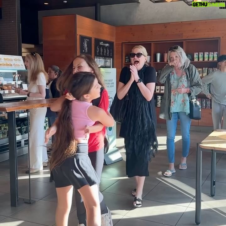 Alice Evans - 2.6K Likes - It all began as just a regular walk to school..
Since Wednesday is late start, and Friday is Elsie’s birthday, I suggested we stop off at Starbucks on the way as a special treat. All the way there she talked about the chocolate Frappuccino she was going to order.
Little did Elsie know that the amazing Mums and Dads ( and kids!) in our little circle had wanted to make the quick stop at Starbucks just a little bit more special…. ❤️
#imnotcrying #maybeabit #theypulleditoff #ittakesavillage #grateful #happybirthdayfriday13th #happybaby