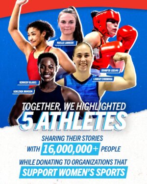 Allyson Felix Instagram - Thank YOU for helping us reach 16 MILLION  people through your likes, comments, and shares over the course of this program—expanding the spotlight for female athletes and the organizations that support them.

Because of you, 4 organizations have received funds to help them achieve their goals in making the power of sport available to more women
nationwide.

Swipe to see the full spotlight squad, and the incredible organizations you impacted. IT TAKES A TEAM—and we couldn’t have done this without you.