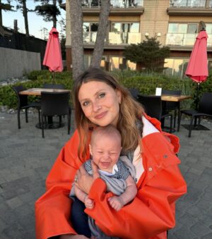 Aly Michalka Instagram - Mothering in a nutshell (swipe for chaos)