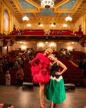 Amanda Schull Instagram - 25 years ago I was in the right place at the right time. I was in my favorite city, San Francisco, I was about to become an apprentice with one of the world’s best ballet companies, @sfballet, and I was given the opportunity to audition for and then portray the role of #jodysawyer in the movie #Centerstage. Never in my wildest dreams could I have imagined that this movie would have the impact that it has. It shaped the course of my life. And I learned this past weekend that it has moved more people than I realized. Almost 25 years to the exact last day of filming Center Stage I had the absolute honor to attend @sfdancefilmfest screening of the film at the Herbst theater in San Francisco co-presented by my former company, @sfballet. Everyone in attendance was there to celebrate not just the movie, but also dance and the power of art. The divine @ladycamden whipped the crowd into a state of fervor I was truly not prepared for and I felt a swell of love from the audience that I will never in my life forget. We make art hoping that someone somewhere will see it and feel a stir within themselves that validates the countless hours of anguish in our pursuit. But to still feel the ripples of that affirmation 25 years later is astounding. I will carry the flutters you all gave me on the stage of the Herbst theater in my pocket for the rest of my life. 
Thank you to the luminous @garenscribner for creating the most magnificent homecoming for me and the film. Thank you to the San Francisco Dance Film Festival for making the evening possible. Thank you to everyone who attended and said the lines aloud, and sang the songs and tapped the choreography and went on the journey with all of those young dancers. Thank you to @sonypictures for taking the risk on an unknown dancer for the role, I owe my path to that gamble. Thank you to patrons of the arts everywhere. 
(and thank you to those who have actually read this very long-winded message)
📸: @reneffolsonproductions 
👗: The exquisite @peggyhartanto 
 Whose pieces always make me feel  special. 
🎤: Fantastic Q&A by the wonderful @tonybravosf