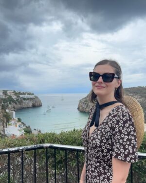 Amber Anderson Instagram - There’ll be a rainbow probably, in Menorca 🌞🩷🌸