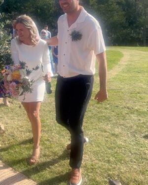 Amelia Lily Instagram - Huge Congratulations to my brother and sister in law 🤍 honestly what a day🥹 Niall and Catherine I’m so happy for you both and love you both so much! 🤍