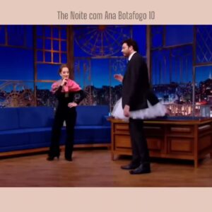 Ana Botafogo Instagram - Na parte 10 da minha entrevista no The Noite, tive a missão de ensinar o Danilo Gentili a dançar balé! 🩰🎬 Momentos divertidos e cheios de movimento. Será que ele levou jeito? Confira! #TheNoite #Balé #Dança #Diversão

@danilogentili @sbtthenoite