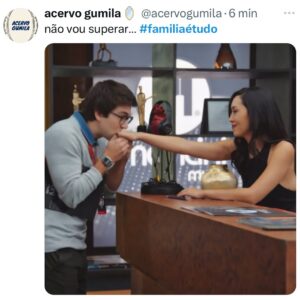 Ana Hikari Instagram - É AMANHÃ!!! Vocês fizeram isso acontecer!!! Amanhã vencemos vai ter beijo GUMILA 🥹🥹🥹🥹🥹 quem vai assistir o capítulo de amanhã com a gente? Essa sequência de posts aqui é em homenagem a cada um de vocês que criaram essa fanfic e convenceram nosso @danielortizautor a transformar ela em realidade! Hahaha

última semana de gravação por aqui é só tenho a agradecer por ter ganhado esse parceirinho de cena maravilhoso, talentoso, dedicado que é @danielrangel ❤️ amigón, amo muito tá em cena contigo! Criamos isso juntos! Obrigada por tudoooo!

#FamiliaÉTudo #Gumila