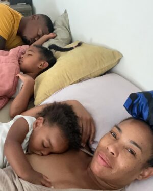 Angela Lewis Instagram - As I close out this year’s Black Breastfeeding Week, I do so with a humble heart, a grateful spirit, and a motivated mind. My family brings me joy!! And if I have joy, there is room for us all to have joy! Our babies matter. We matter. Let’s shift the narrative. And the only way to do that is by telling our own stories. Tell your story!!! (One way to do that is by writing a review on the @theirthapp) 

Let me put this phone down. Somebody tryna get to the Nylk bar! 🤣 IYKYK 

TELL YOUR STORY!!! ❤️❤️❤️❤️❤️❤️✨
