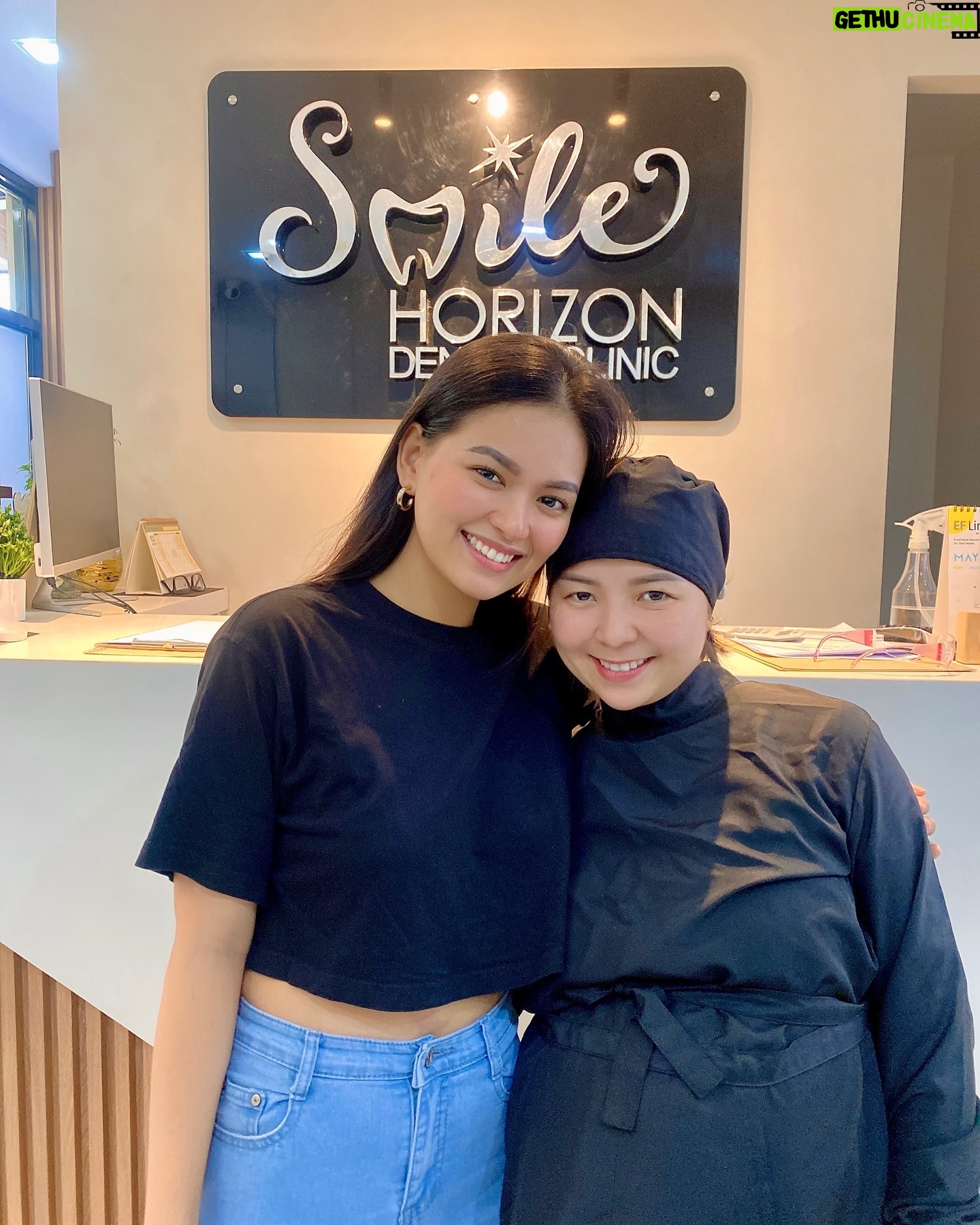 Angela Morena - 3 Likes - Having my regular dental check up and cleaning with doctor @marielangela and @smilehorizondental ❤️ #smilehorizondentalclinic