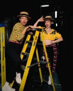 Angela Scanlon Instagram - This day last year kicked off the madness that was my @bbcstrictly “journey”!! How is that even possible?! I still don’t have 20 pics on here which couldn’t even touch the sides anyway 🤣 so here are some of my fave looks to throw back to. WHAT A RIDE 💃 thank you @gkx_carlos for being the best partner. Love you long time! X