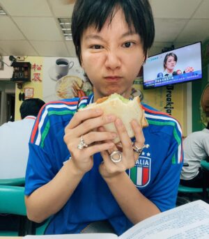 Angela Yuen Instagram - A day in Taipei looks like this- breakfast alone, some mindful reading at 女書店 and undoubtably wrapping the night with football practice 🥹⚽️ （多謝超級可愛的大家陪我練基本功）