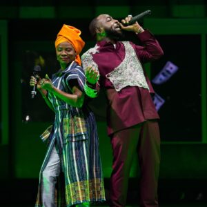 Angélique Kidjo Instagram - I remember when I first met @davido in a hotel lobby in South Africa! I could not have imagine we would collaborate one day. But the great @iamshizzi, who we had both been working with, made the connection and #JOY was born!!! 🌞

#angeliquekidjo #davido #joy #TBT #throwbackthursday 📸 @michaeltubescreations