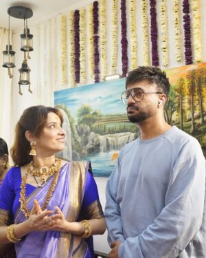 Ankita Lokhande Instagram - Celebrating Gauri ganpati ❤️

Jewel: @the_jewel_gallery
Styled By: @hemlataa9 @stylebyhemlataa with @saloni142_
Saree: @official_pawarhandloom
Photographer: @jogi.media
