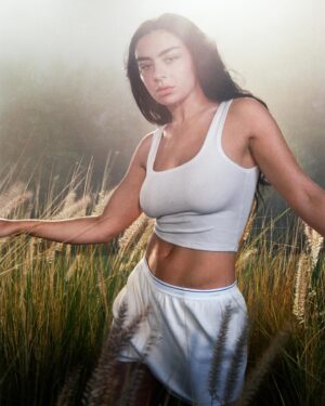 Anna Collins Instagram - @charli_xcx for @skims movement by me 🙂‍↕️ 
Director/photographer @petrafcollins 
Lighting Director - @peterduong
Photo Assistants - @c_p_smith, @baileybeckstead, @julietlambert 
Electrician - @ishindig
Movement Director - @annaballins

DP - @russfraser
1st AC (A Cam) - @jacobperry15
1st AC (B Cam) -@ j.ytc
2nd AC - @cogeian
Loader - @chastinnoblett
Sound Op - Alejo Ramos-Ariansen
VTR - @adam_delgado @a_d_2_i_n_c

Stylist - @davidefriend
Styling Assistant - Alyssa Zaragoza
Tailor - Seung Kim
Makeup - @kalikennedy
Makeup Assistant - Ghost
Hair Stylist - @robsalty 
Hair Assistant - Carissa Reeve
Nails - @ashlie_johnson
SPFX Artist - @worshipmina  

Production Designer - @thebritttt
Leadman - @loganblue22
Set Dressers - @oliversmovies, @leandaharley
Art PA - Jacob Cooper
Construction Coordinator - @sung.zuma
Carpenters - @mikeyraimo, David Figureroa, Hunter Kist, Billbaisere Evangelista
SPFX - Simon White
Animal Handlers - Tasha Donegan, Celina Shibata 

SAG Producer - Teresa Hand
Production Company - @perfectprojects_
Producer - @serienotsiri
Production Coordinator - Keon Morgan
Production Assistants - Kristen Iverson, Roland Sanchez, Emma Mortimer

Retouching - @grainpostproduction
Editor - @jakenadrich
Color Grading - @brandon_incolor
Online - @loompost.tv
Music - @jakenadrich