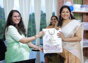 Anumol Instagram - All about today ! 
@alira_designerstudio inauguration 

Captured by @chaandram_wedding_studio