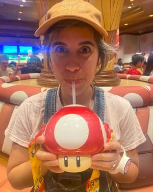 Ashly Burch Instagram - I did it. I've finally drank of Toad's blood. Now the transformation can begin.