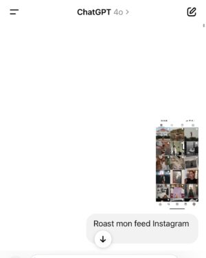 Aurélie Van Daelen Instagram - C’est Chat Gpt qui l’a dit 😅🤫 
Est qu’il est dans le vrai ou le faux ? (Moi perso je prends le compliment de « femme moderne des années 2025 🤣 » )