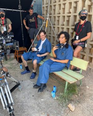 Aurora Perrineau Instagram - Not demure, mindful or cutesy. It’s giving dead.
KAOS streaming now on @netflix
