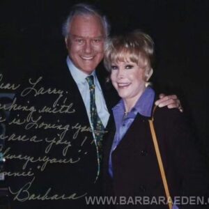 Barbara Eden Instagram - Well, Larry... it's been 12 years since you left us and I still think of you. 

You gave me five years of laughter, unexpected hijinks and warm memories to last a lifetime. So, happy Heavenly Birthday dear Larry. 

There’s STILL no one else like you on earth! 

All My Love, Barbara