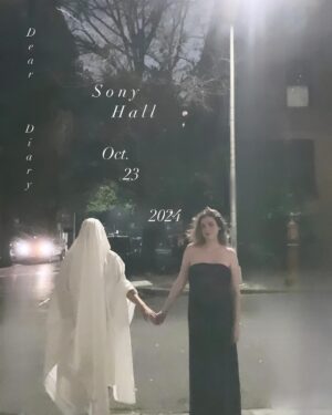 Barrett Wilbert Weed Instagram - Me. And my friends. NYC. At Sony Hall. October 23rd. 
Tickets Linked in bio. 

*this show is DARK and discusses serious adult themes. This show is not recommended for anyone under 16…(except for my god children who I’ve already warped beyond repair😅🤷🏼‍♀️) I am serious* 

Thank you @jeffmasters1 for letting me dress you like a ghost in public. You are the truest friend and a perfect ghost ❤️