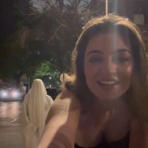 Barrett Wilbert Weed Instagram - Me. And my friends. NYC. At Sony Hall. October 23rd. 
Tickets Linked in bio. 

*this show is DARK and discusses serious adult themes. This show is not recommended for anyone under 16…(except for my god children who I’ve already warped beyond repair😅🤷🏼‍♀️) I am serious* 

Thank you @jeffmasters1 for letting me dress you like a ghost in public. You are the truest friend and a perfect ghost ❤️