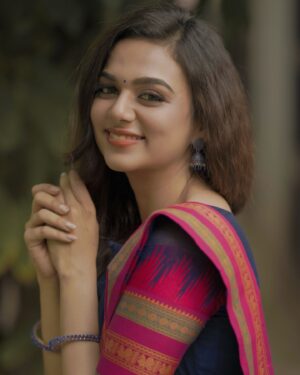 Bhavya Trikha Instagram - A little crazy, a little free, totally me🫶🧿
.

Outfit- @ival.amali
Photography - @camerasenthil
MUA- @jeevithamakeupartistry
Shoot organised by @rrajeshananda