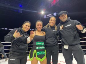 Bi Nguyen Instagram - We did it. Unanimous dec win! What an incredible weekend spent with even better people! Thank you to my team and Thank you to all of you for your continuous support. Thank you to @deantooleofficial and @gamebredfighter for the opportunity. Let’s do this again soon. 😉

A special out to the team:
@dr.sean.plake @_quincyh_ @ljperformancetraining @coachjamesgifford @tianiv @briannejhun @ringkraft

My amazing sponsors:
@madrabbit @nudohousestl @the_melanie_dinh @dhm_htx_3591 @nudohousestl @onlyfans