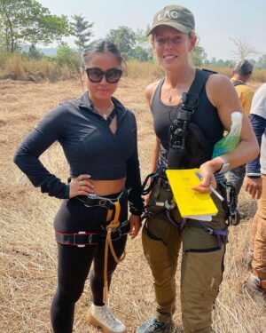 Bi Nguyen Instagram - What a pleasure it is to be working with adventure tv producer and survival expert @megan_hine . AKA the coolest woman on the 🌏.