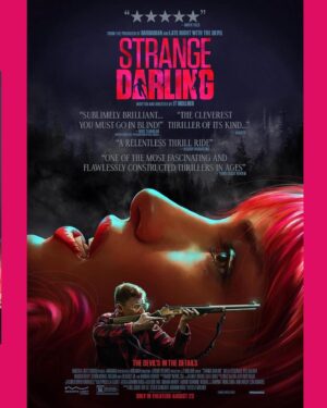 Bianca A. Santos Instagram - I’m so pleased to introduce the rollercoaster of a thriller that is @strangedarlingfilm! Getting to work with this bunch was so fun, special shoutout to our incredible director #JTMollner and my bestie @madisenbeaty - we got to work together on another project again! STRANGE DARLING IS IN THEATERS NOW