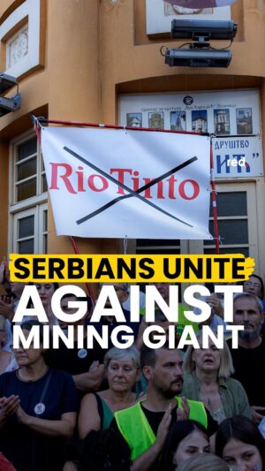 Bojana Novaković Instagram - 50 cities across Serbia have organized protests against mining giant Rio Tinto in recent months. So, who is Rio Tinto, and what is their track record? We spoke to Serbian-Australian actress and activist Bojana Novaković, who has been involved in the movement against a proposed lithium mine for several years now.

#Serbia #climatechange #NeceKopati