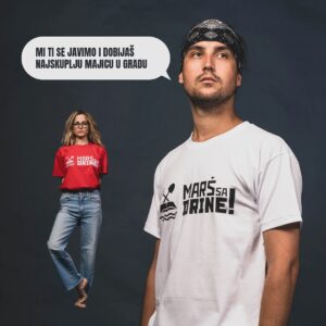 Bojana Novaković Instagram - 🇷🇸Pošto smo dobili mnogo poruka u kojima ste od nas tražili majice, evo ih ovde!

Pokret Marš sa Drine nastavlja sa akcijom jer se nastavlja i borba protiv razaranja naše zemlje, vode, vazduha ali i naroda i institucija.

Popunite polja u formularu (link u stori) a mi ćemo vam se javiti kako bi vam poslali vašu Marš sa Drine majicu. Ovim donacijama podržavate borbu u akcijama na ulici ali i širite svest o poruci koja govori naš zajednički i jasan stav - Rudnika neće biti. Rio Tinto #MarsSaDrine 

Link imaš u opisu profila i na našem storiju, vidimo se na ulici.

🇬🇧You asked for t-shirts, here they are! The March from the Drina movement continues with its action because the fight against the destruction of our land, water, air, and also people and institutions continues. Fill out the fields in the form (link in story) and we will contact you to send you your t-shirt. With these donations, you support the struggle in actions on the street, but also spread awareness of the message that expresses our common and clear position - There will be no mines. Rio Tinto #MarsSaDrine