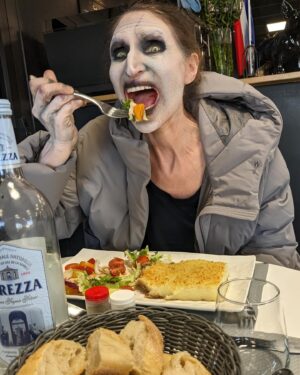 Bonnie Aarons Instagram - Some behind the scene photos from The Nun2 @thenunmovie @theconjuring  @team_genre @newlinecinema @wbpictures @michaelchaves @nataliasafran @creepypuppet