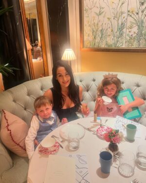 Brie Garcia Instagram - The kids wanted to join me for some tea time!! We all know how much Nikki and I love our tea time!! 🤍