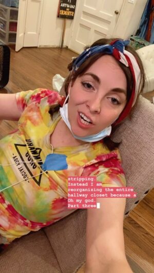 Brittany Curran Instagram - This is what unmasking in a most abrupt manner after 34 years looks like. Please keep your b0n€rs to yourselves, ladies and gentlemen