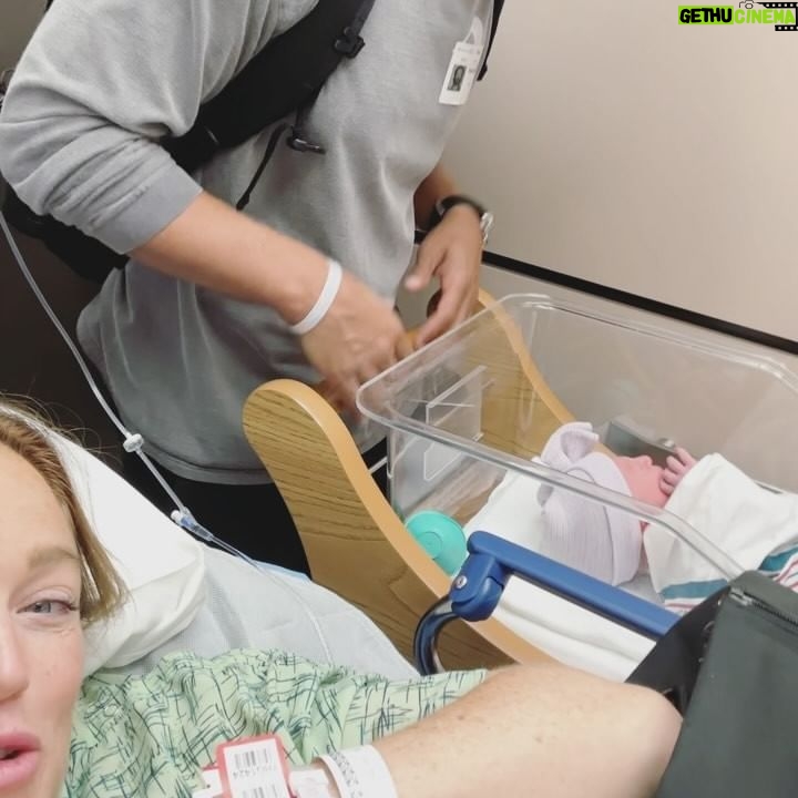 Caity Lotz - 108.1K Likes - Me when I almost had a panic attack and fainted when the nurse kept missing the vein 🤣 honestly it was the hardest part. The rest of the hospital time was pretty breezy, all things considered. @iamkyleschmid is already the best daddy 🥰