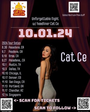 Candice Michelle Instagram - Austin, Texas 🙌here we come 💜Official tour starts soon, see you on Oct.1 @capcitycomedy 👏grab your tickets now before it’s sold out 🎉support #livestandupcomedy ❤️come out to have an epic fun night of comedy with us 💕@mrs_candice_michelle @donnaleecomedy @ernestevanssr @dougmellard @raminthemc 👍 #comedytour #comedy #standupcomedy #comedians #wwechampion 👏
Show dates: 
8/26 Hollywood The Yard 
8/30 🧊the ice house Pasadena 
9/7 🧊the ice house Pasadena 
9/18 Brea Improv Orange 🍊 County 
9/27🧊The  ice house Pasadena
10/1  Cap City Austin Texas 
10/5 Dallas Comedy club 
10/10 Riddles Comedy Chicago 
10/17 Denver Improv 
10/23 😺The Mad House Comedy San Diego 
11/10 Mic Drop San Diego 
11/13 Helium Comedy Portland OR
11/17 Mic Drop Arizona 
12/14 Singapore 

Subscribe here to win free tickets & merch 
https://beacons.ai/catce