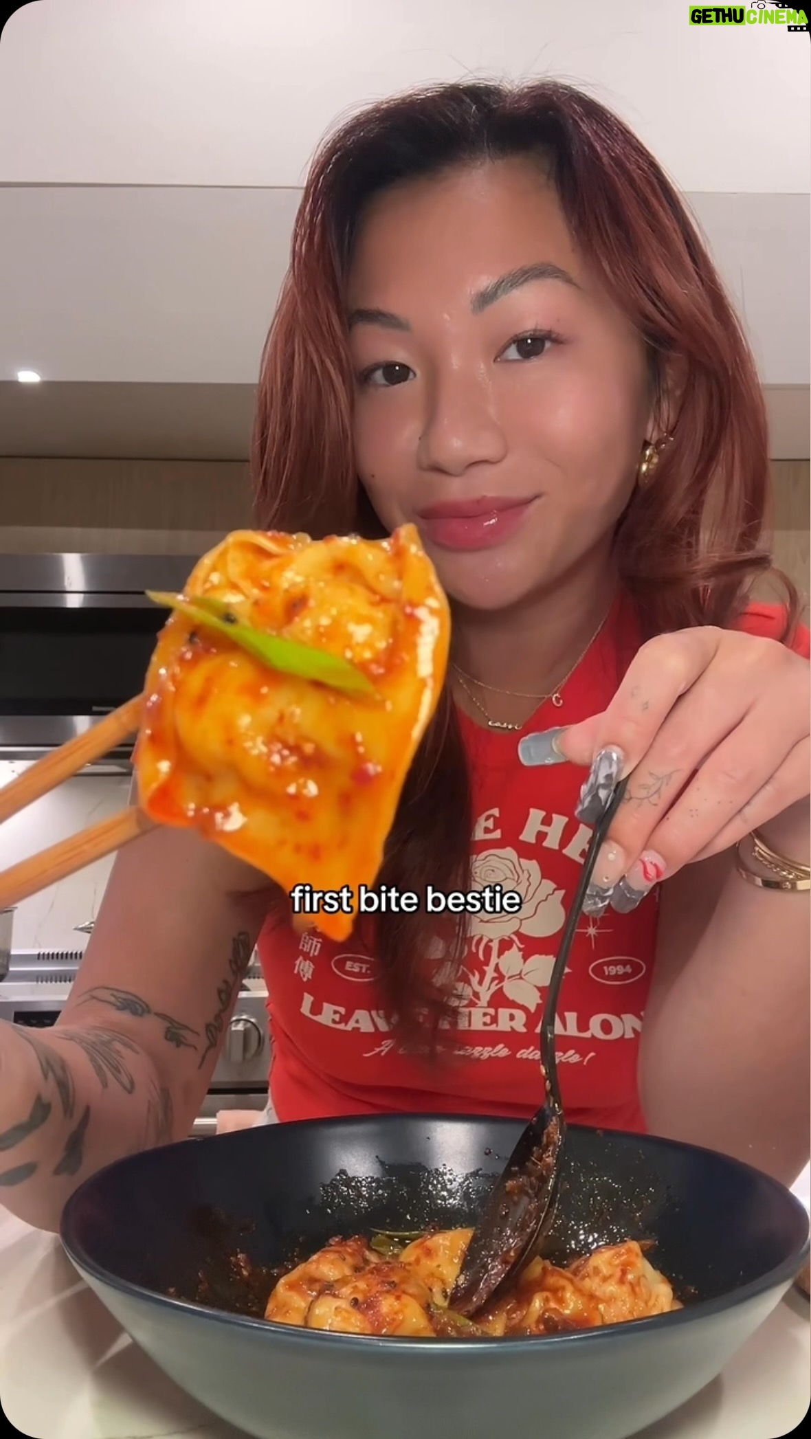 Cassie Yeung - 202.3K Likes - shrimp wonton restock š¤š„