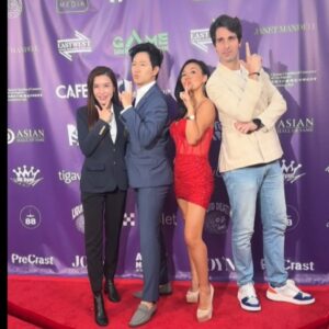 Cat Ce Instagram - Amazing #globalasianfest 💜 by @globalasianfest @xiaoliuwinter 💗a pleasure to host #comedyshow 🙌 reconnect with some old friends, meet new friends #hollywood #actors #influencers #comedians ❤️wish you all #happymoonfestival