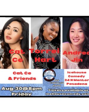 Cat Ce Instagram - LA peeps, pull up this Friday 💜I’ll be back to @theicehousecc 🧊 with some of my favorite comic friends #catceandfriends #comedyshow 🙌come out to support #livestandupcomedy #comedians ❤️get your tickets now, link in my bio 😺 or scan the barcode in my last photo here, swipe to see 🤣