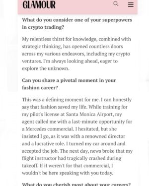 Celesta Hodge Instagram - Check out my glamour interview☀️ link 🔗 in bio.
