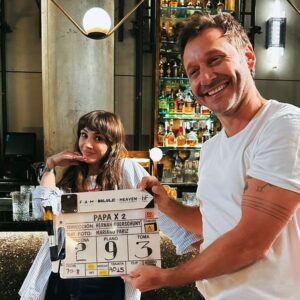 Celeste Cid Instagram - Filmar es viajar a un lugar que no conozco. 

Estamos haciendo una película (hoy concluimos la primera semana) y eso es una felicidad. ✨