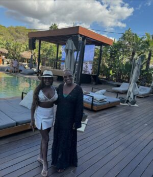 Charlene White Instagram - One of the best weekends ever in Ibiza celebrating @therealgokwan’s 50th birthday. Hundreds of guests flew into the party island to show their love for a man with one of the biggest hearts I know.

Love and joy were in abundance, new friends were made, and my throat is unbelievably sore from non-stop laughter and pure genuine happiness.

💕