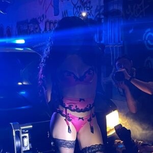 Charli XCX Instagram - apple rotten right to the core but also tasty