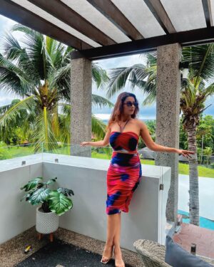 Chestha Bhagat Instagram - Just another day in paradise, soaking in the Phuket vibes 🌞🍹🧜‍♀️

#phuketdiaries #yonabeachclubphuket #islandgetaway #tropicalvibes #outfitoftheday #chasingsunsets #gratefulheart