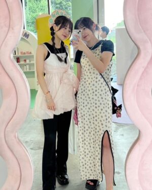 Chisaki Morito Instagram - まなかんと @hello_keauty.jp さんのイベントに行ってきました！！！

　
　
今回もたくさんのコスメに出会えていろいろ試したくなっちゃったよーー！！！💕
　
　
#hellokeauty 
#原宿 
#明治神宮前