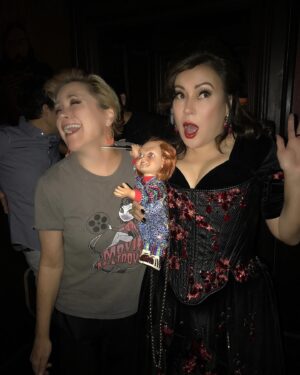 Christine Elise Instagram - Happy birthday to you @jennifertilly - you are the woman with the most stamina for sustained glamour that I have ever known. ❤️🎊🎉🎁🎈 @jennifertilly