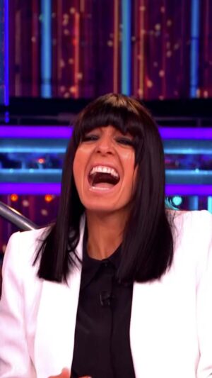 Claudia Winkleman Instagram - POV: You’re 10 minutes into the launch show and @chrismccauslandcomedy has already got you in stitches 🤣 #Strictly