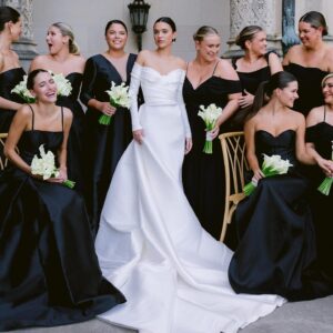 Connar Franklin Instagram - #OTMExclusive 💍 Our September cover is here, featuring #OTMBride @connarfranklin and @aaroncarpenter’s wedding—which took place exactly one year ago today at George Vanderbilt’s @biltmoreestate. 🥂 Connar and her father walked down the 200-foot-long aisle, as a 20-piece orchestra 🎻 played “Invisible String” by @TaylorSwift. “I was freaking out walking down in front of everyone, but the second I saw Aaron, it felt like it was just us two,” the bride reflects. “There was a moment when my leg almost gave out. I broke my toe two-and-a-half hours before, but I insisted on wearing my four-inch heels. It was a challenge but nothing a little numbing cream and love in the air couldn’t fix!”🩹🤍

Stay tuned as Connar is taking over our IGS later today, and go to the 🔗 in bio to see more of her and Aaron’s wedding. 

📷: @josevilla
Planning: @samkoma.world
📍: @biltmoreestate
Beauty: @jentioseco @flawlessairbrush @tombachik
💌: @katewisemancreative
Decor: @whitedoorevent
Watercolor Artist: @alyssa_faye_simpson
🎶: @entertainofficial

#OTMWedding #wedding #thebiltmoreestate #biltmoreestate #biltmorewedding #northcarolinawedding #weddinginspiration #eliesaab #daniellefrankel  #connarfranklin #aaroncarpenter #camerondallas