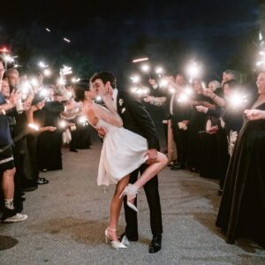Connar Franklin Instagram - #OTMExclusive 💍 Our September cover is here, featuring #OTMBride @connarfranklin and @aaroncarpenter’s wedding—which took place exactly one year ago today at George Vanderbilt’s @biltmoreestate. 🥂 Connar and her father walked down the 200-foot-long aisle, as a 20-piece orchestra 🎻 played “Invisible String” by @TaylorSwift. “I was freaking out walking down in front of everyone, but the second I saw Aaron, it felt like it was just us two,” the bride reflects. “There was a moment when my leg almost gave out. I broke my toe two-and-a-half hours before, but I insisted on wearing my four-inch heels. It was a challenge but nothing a little numbing cream and love in the air couldn’t fix!”🩹🤍

Stay tuned as Connar is taking over our IGS later today, and go to the 🔗 in bio to see more of her and Aaron’s wedding. 

📷: @josevilla
Planning: @samkoma.world
📍: @biltmoreestate
Beauty: @jentioseco @flawlessairbrush @tombachik
💌: @katewisemancreative
Decor: @whitedoorevent
Watercolor Artist: @alyssa_faye_simpson
🎶: @entertainofficial

#OTMWedding #wedding #thebiltmoreestate #biltmoreestate #biltmorewedding #northcarolinawedding #weddinginspiration #eliesaab #daniellefrankel  #connarfranklin #aaroncarpenter #camerondallas